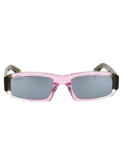 Jacquemus Les Lunettes Altu Sunglasses In Multi Pink