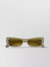 Jacquemus Les Lunettes Capri Rectangular Cat-eye Sunglasses. In Green