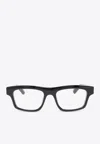 Jacquemus Rectangular-framed Optical Glasses In Transparent