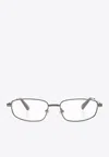 Jacquemus Rectangular-framed Optical Glasses In Transparent