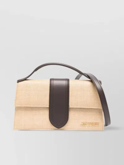 JACQUEMUS RECTANGULAR SHAPE SHOULDER BAG HANDLE