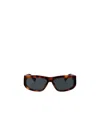 Jacquemus Rectangular Sunglasses In Black