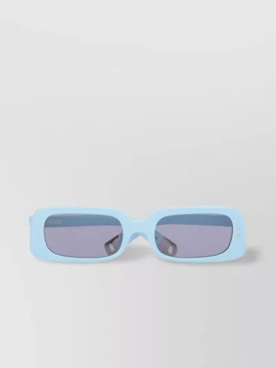 JACQUEMUS RECTANGULAR SUNGLASSES METAL ACCENTS
