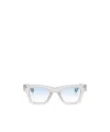Jacquemus Rectangular Sunglasses In White