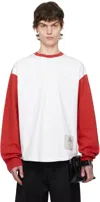 Jacquemus Long-sleeved T-shirt In 040 Multi-red