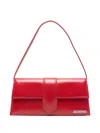 Jacquemus Le Bambino Long In Patent Leather Bags In Red