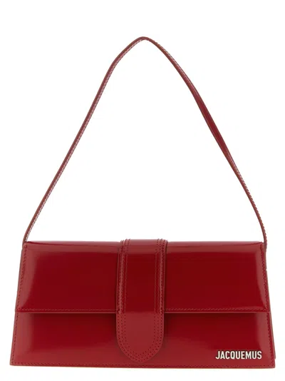 JACQUEMUS RED BAMBINO SHOULDER BAG