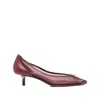 Jacquemus Women Tourni Low-heeled Pumps In Red