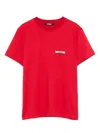 Jacquemus Round Neck Short Sleeve T-shirt In Red