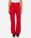 Jacquemus Red High-waist Jeans In Red
