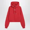 Jacquemus Hoodie With Logo Patch In Red
