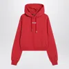 Jacquemus Hoodie With Logo Patch In Red