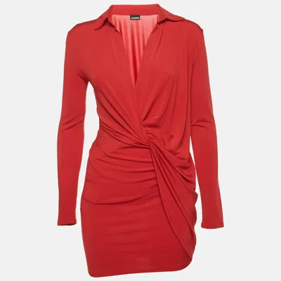Pre-owned Jacquemus Red Jersey La Robe Bahia Mini Dress S