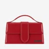 Jacquemus 'le Grand Bambino' Red Handbag With Logo Lettering On The Front In Red