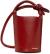 JACQUEMUS RED 'LE PETIT TOURNI' BAG