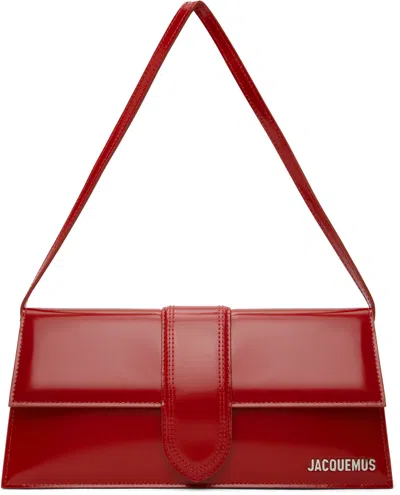 Jacquemus Red Les Classiques 'the Long Bambino' Bag In 470 Red
