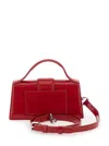 Jacquemus Le Bambino Red Handbag With Removable Shoulder Strap In Leather Woman In Red