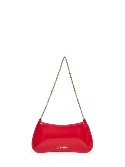Jacquemus Red The Small Bisou Chaine Shoulder Bag