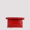 Jacquemus Red The Small Rond Carr Clutch In Red