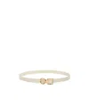 Jacquemus Regalo Thin Belt In White