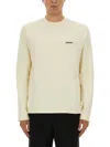 Jacquemus Long-sleeved T-shirt In Neutral