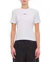 Jacquemus T-shirt Gros Grain With Logo In White