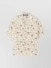 Jacquemus Mens La Chemise Jean Graphic-print Cotton Shirt Duck Light Beige Gr
