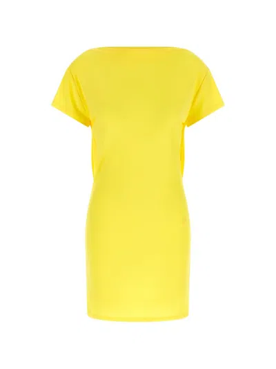 Jacquemus Resort Jacquemus La Robe Mistral Mini Dress In Yellow
