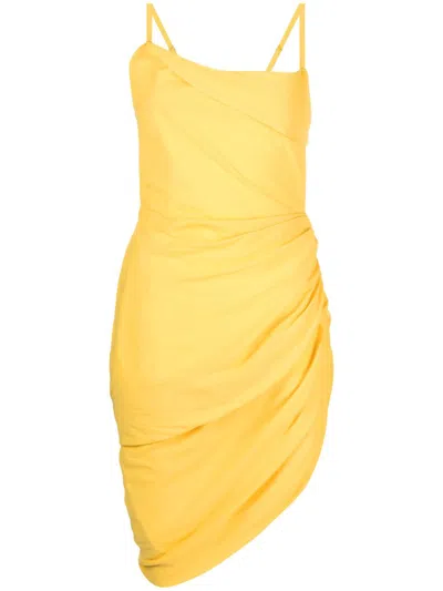 Jacquemus Resort La Robe Saudade In Yellow