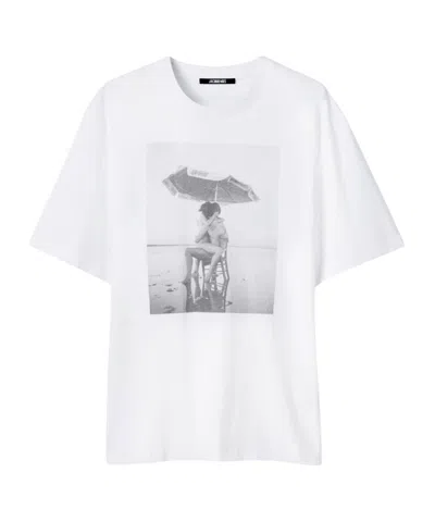 Jacquemus Retro Photo Print T-shirt In White