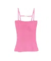 Jacquemus Rib Knitting Sling In Pink