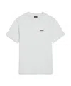 Jacquemus 'le T-shirt Gros Grain' White T-shirt With Logo Patch On The Front In White