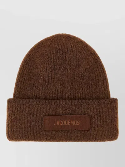 JACQUEMUS RIBBED BEANIE