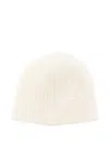 Jacquemus Ribbed Beanie In White