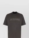 Jacquemus Typo T-shirt In Brown