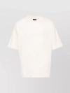 JACQUEMUS RIBBED CREW NECK RAGLAN SLEEVE T-SHIRT