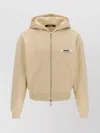 Jacquemus 'ribbed Cuffs Hoodie Hem'