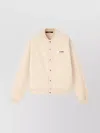 Jacquemus The Gros Grain Button-fastening Logo-plaque Cardigan In Neutral