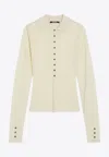 Jacquemus Merino Wool Polo Sweater Merino ml In Neutral