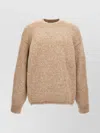 Jacquemus Logo Detailed Knitted Sweater In Beige 2