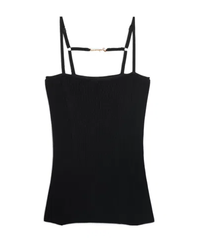 JACQUEMUS JACQUEMUS RIBBED SINGLET TOP