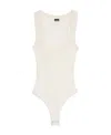 JACQUEMUS JACQUEMUS RIBBED SLEEVELESS BODYSUIT