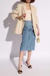 Jacquemus Ribbed Sleeveless Top In Cream