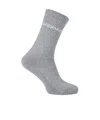Jacquemus Ribbed Socks In Gray