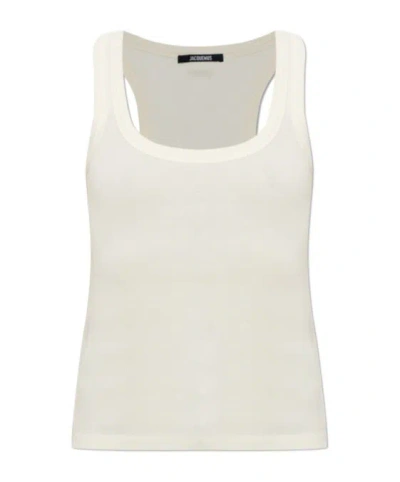 Jacquemus Sleeveless Tank Top In White