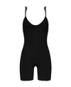 Jacquemus Ribbed Wool All-in-one In Black