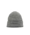 Jacquemus Grey Le Bonnet Gros Grain With Logo Patch On The Brim In Cashmere And Wool Man In Gray