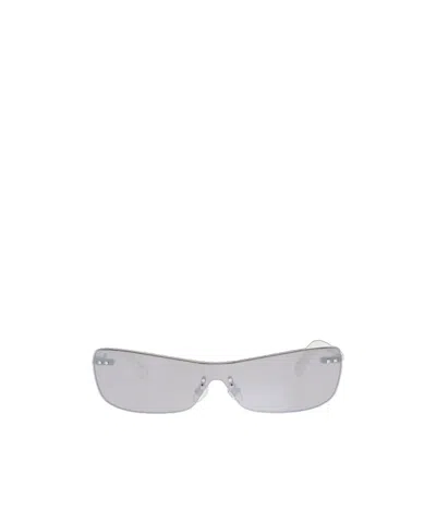 Jacquemus Rimless Sunglasses In Gray