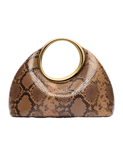 Jacquemus Ring Handbag In Brown