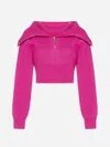 Jacquemus Risoul Merino Wool Sweater In Pink